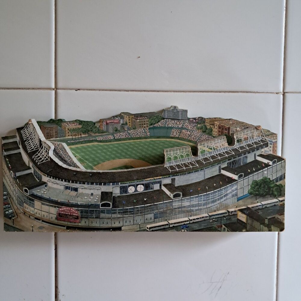 Home Fields 3D Wrigley Field Stadium Replica Chicago Cubs 2000